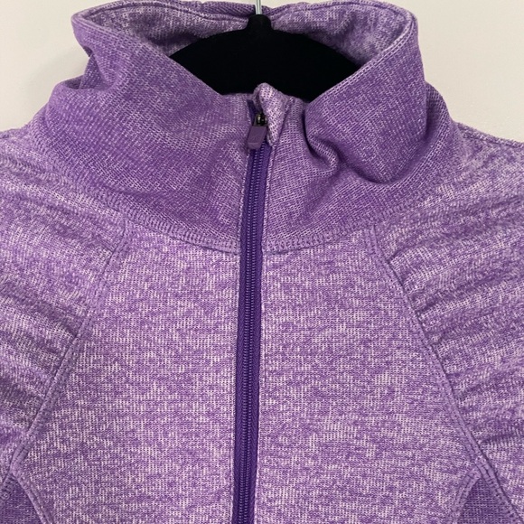 Athleta Purple Quarter-Zip Pullover, size XS - Picture 5 of 7